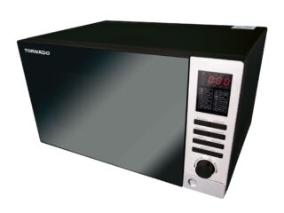 ميكروويف تورنيدو شواية 25 لتر ، 900 وات ، 10 قوائم ، أسود MOM-C25BBE-BK