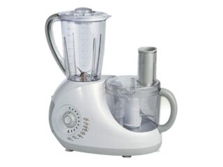 محضرة طعام تورنيدو 750 وات ، وعاء 2 لتر ، دورق 1.5 لتر ، أبيض FP-9300G