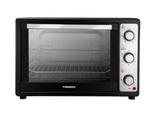 TEO-48DGE(K) فرن كهربائي تورنيدو 48 لتر 1800 وات شواية مروحة أسود